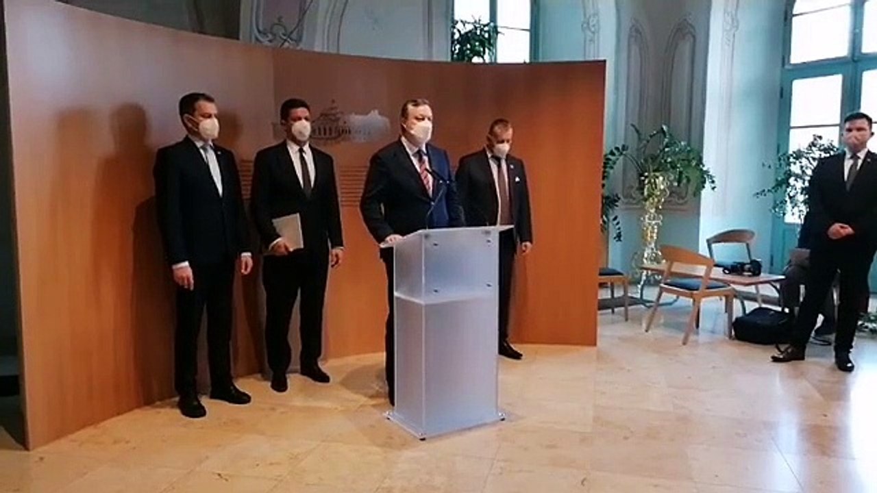 ZÁZNAM: Vyhlásenie predsedu NR SR B. Kollára a premiéra I. Matoviča