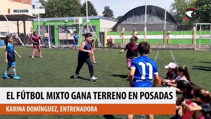 El fútbol mixto gana terreno en Posadas