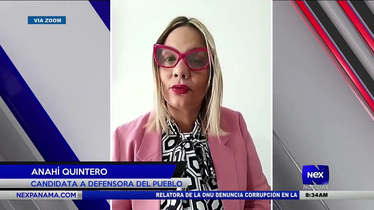 Entrevista a Anahí Quintero, candidata a defensora del pueblo - Nex Noticias