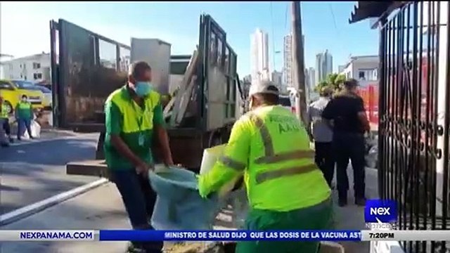 Operativo de aseo en Pueblo Nuevo - Nex Noticias