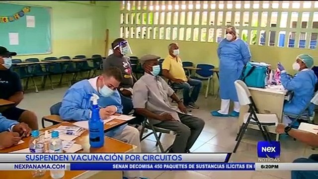 Suspenden vacunación por circuitos - Nex Noticias