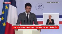 Suspension de l'AstraZeneca : «Les données dont nous disposons sont rassurantes, les cas recensés sont extrêmement rares (…) Attendons en confiance l’avis des autorités sanitaires européennes», déclare Gabriel Attal