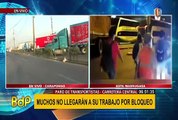 Paro de transportistas: hombre denuncia robo durante bloqueo