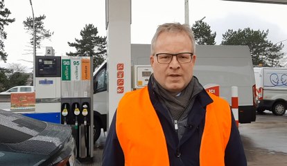 Interview de Philippe Henry en marge de l'inauguration de la station TOTAL Jambes, première offre de bioCNG en Wallonie