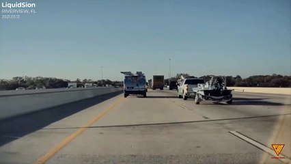 Tesla cam accident 2021.03.12 — RIVERVIEW, FL