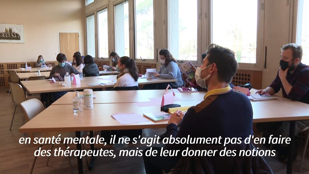 Bordeaux: à la fac, des "secouristes" en santé mentale auprès d'étudiants fragiles