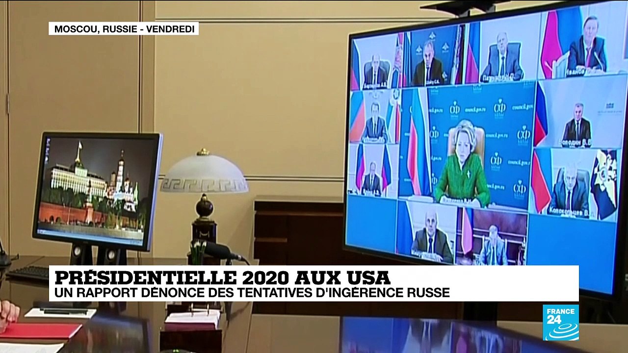 Présidentielle 2020 aux USA : un rapport dénonce des tentatives d'ingérence russe