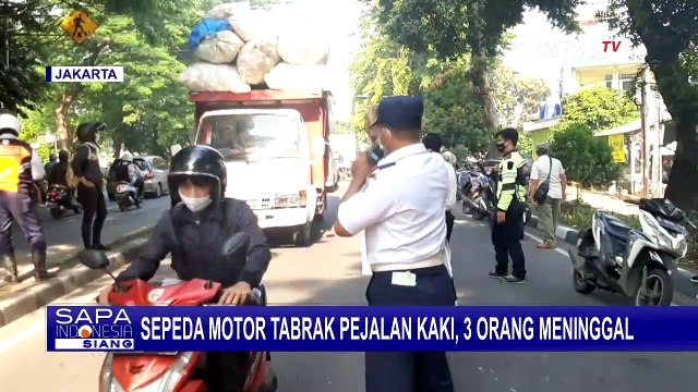 Tabrakan Maut Motor Ngebut Hantam Lansia Menyeberang di Duren Sawit, 3 Tewas