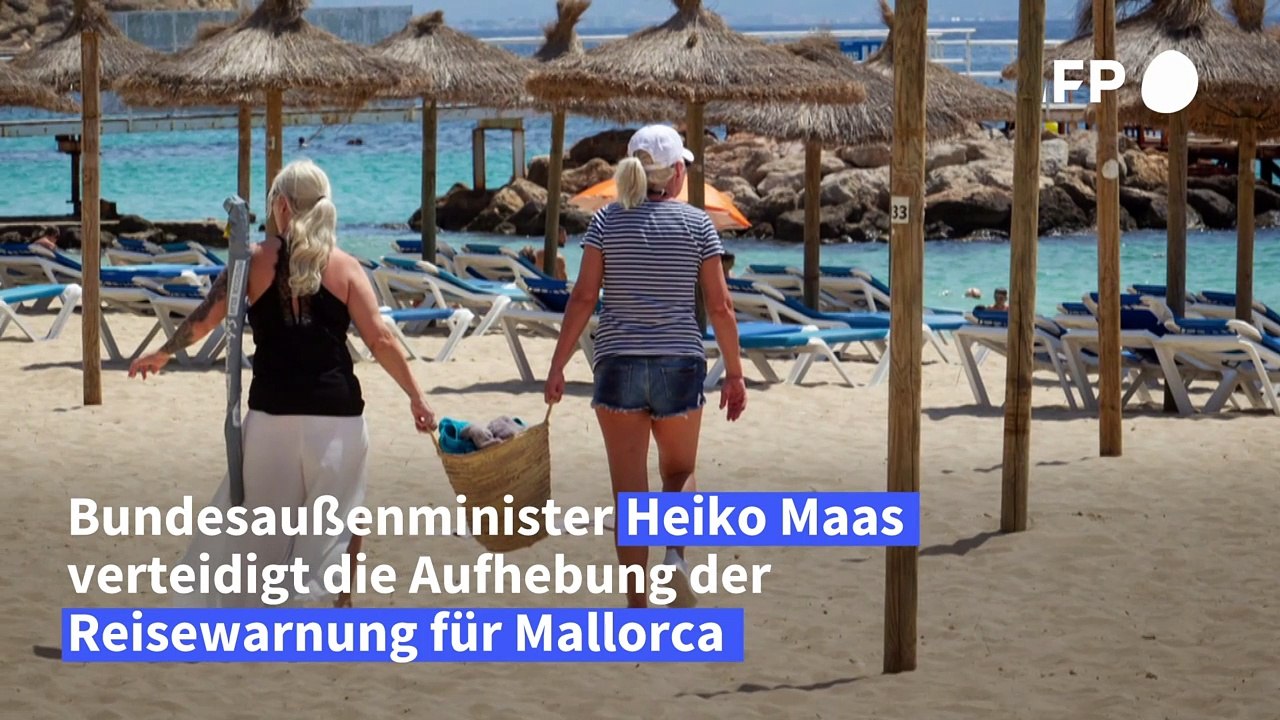 Maas zu Mallorca-Urlaub: Keine Reisewarnung heißt nicht Einladung