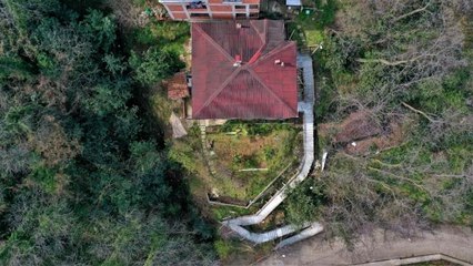 Engelli kadının merdiven talebi karşılandı