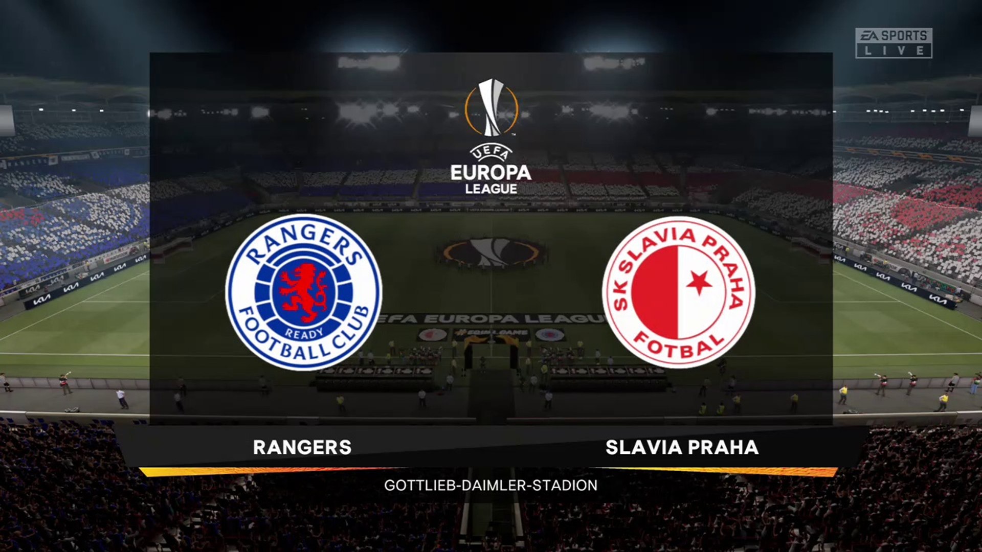 Slavia Prague v Rangers