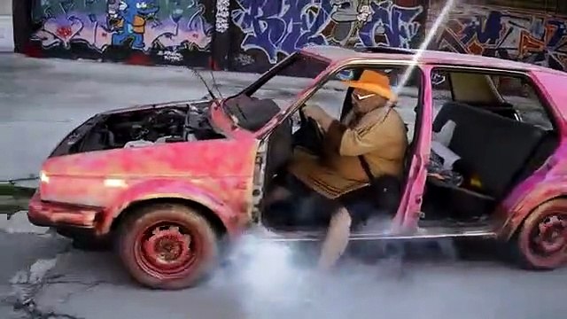 Driving Wrecked Cars in Traffic