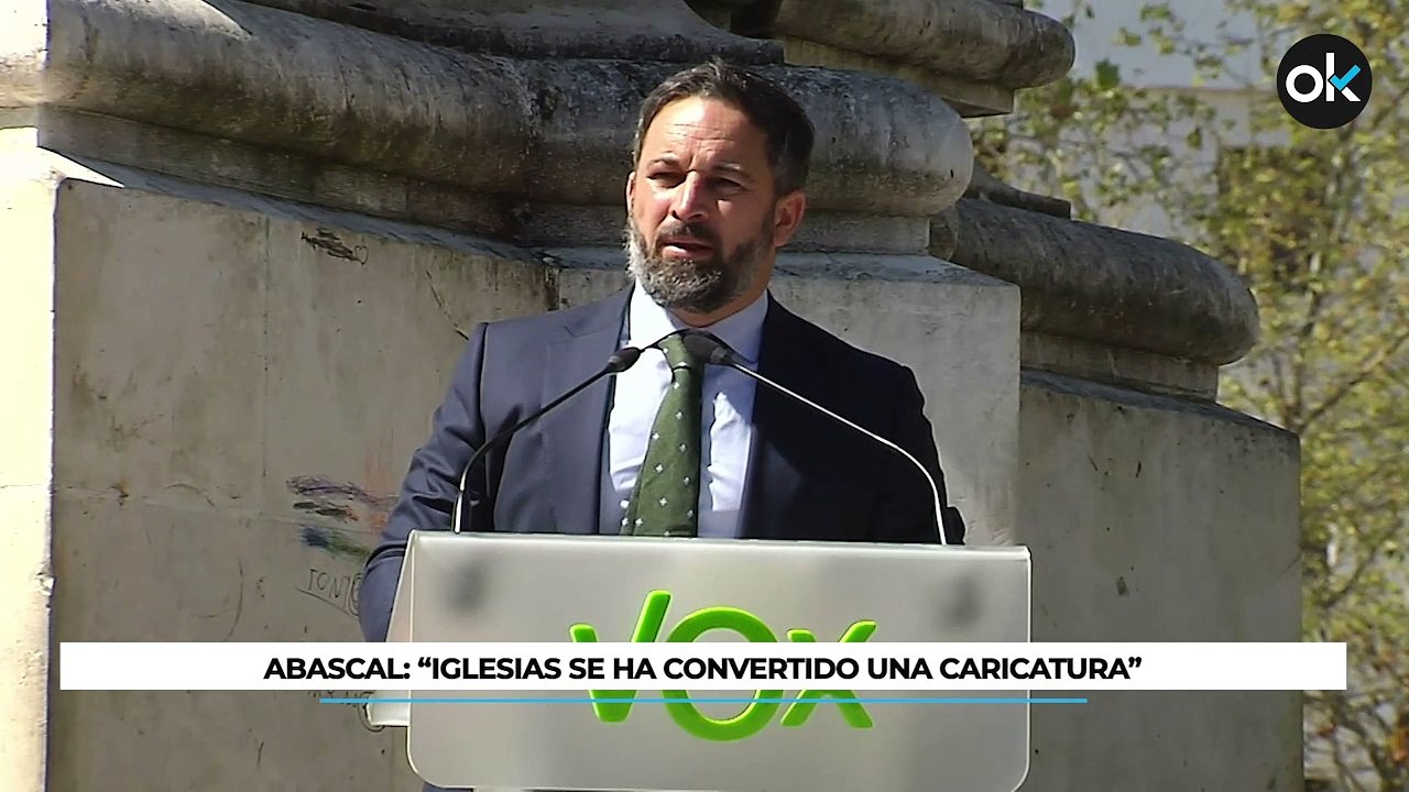 Santiago Abascal, en el acto coartado en Sevilla: «Iglesias, no eres Superman»