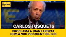 Carlos Tusquets proclama a Joan Laporta com a nou President del FCB