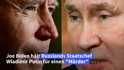 Biden nennt Putin "Mörder": Das sagen die Moskauer
