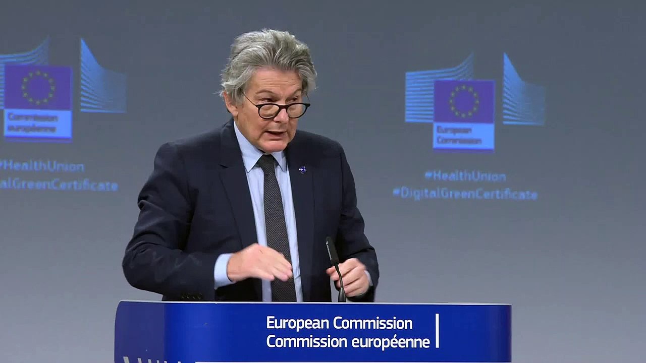 EU's Breton says Pfizer and Sputnik V can help offset AstraZeneca vaccine delays