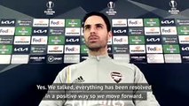 Arteta keen to move forward from Aubameyang drama