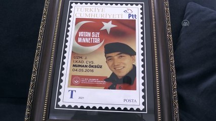 KAHRAMANMARAŞ -  'Vatan Size Minnettardır' projesi kapsamında 303 şehit için özel anı pulu bastırıldı