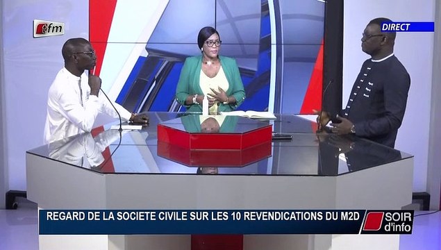 SOIR D'INFO - Wolof - Invité: Moundiaye Cissé - Pr: Binta Diallo - 17 Mars 2021