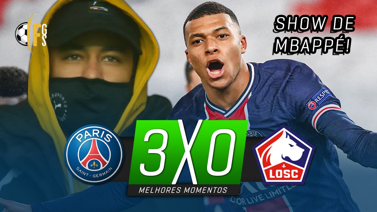 SHOW E GOLAÇO DE MBAPPÉ | PSG 3 x 0 Lille | Melhores Momentos | HD 17/03/2021