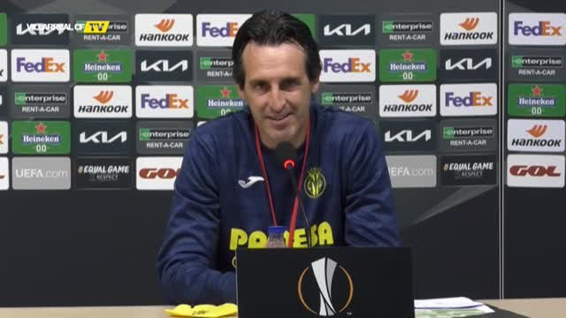 Emery: El objetivo para el partido de vuelta es dar continuidad al trabajo que hicimos
