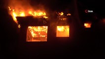 Mersin'de alev alev yanan bina korku dolu anlar yaşattı