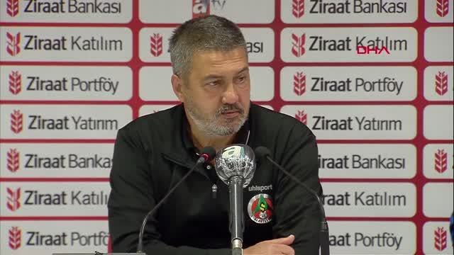 SPOR Fraport TAV Antalyaspor - Aytemiz Alanyaspor maçının ardından