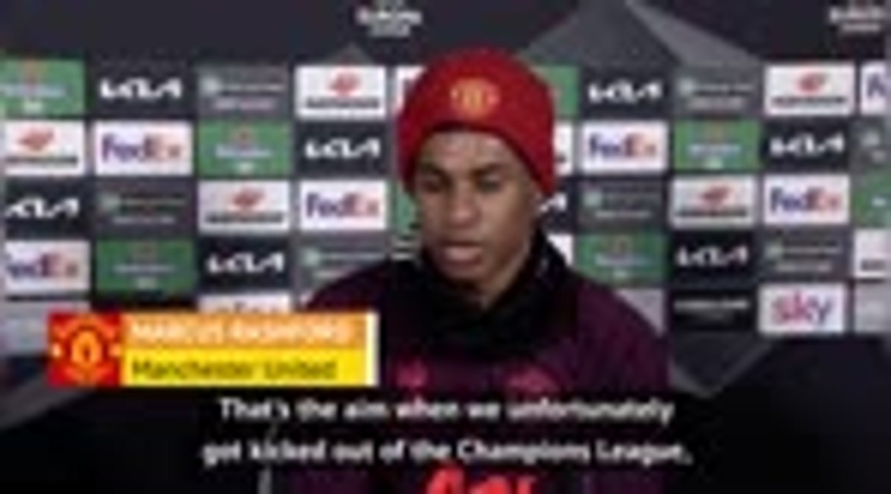 Rashford not settling for anything less than Europa League glory