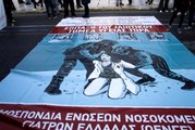 - Yunanistan'da hükümet karşıtı protesto