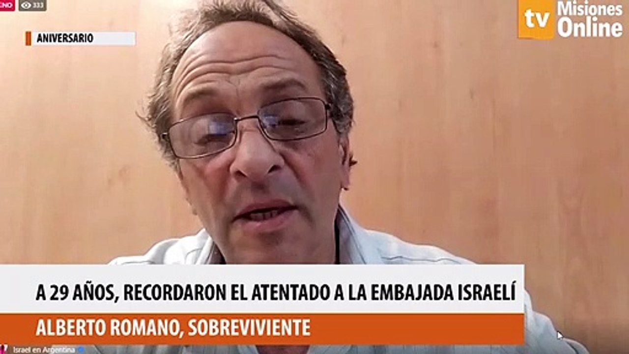 A 29 años,  recordaron el atentado a la embajada israelí