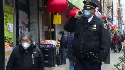 "People feel unsafe": Police presence reinforced in New York City's Chinatown