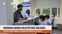 Herrera Ahuad solicitó más vacunas