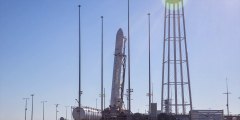 Antares Rocket resupply to ISS setup from NASA's Wallops Flight Facility in Virginia.