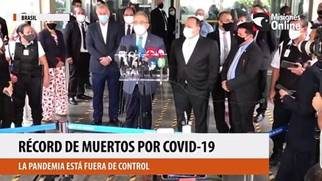 Brasil registró un nuevo récord de muertes por coronavirus con 3.149 víctimas y el ministro de Salud admite la necesidad de aplicar medidas de distanciamiento social