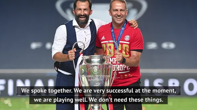 Flick looking forward amid Salihamidzic squabble rumours