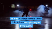 Russian hockey player Timur Faizutdinov dies after being hit by puck