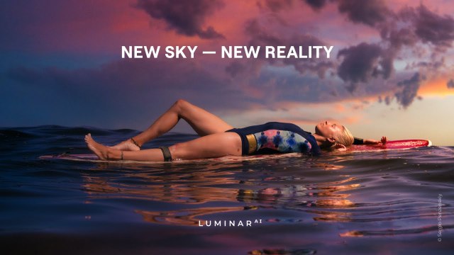 Sky AI — sky replacement with water reflections