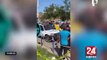 Violentos mototaxistas atacaron a fiscalizadores en Chorrillos