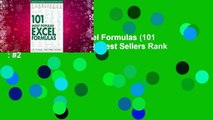 101 Most Popular Excel Formulas (101 Microsoft Excel Series)  Best Sellers Rank : #2