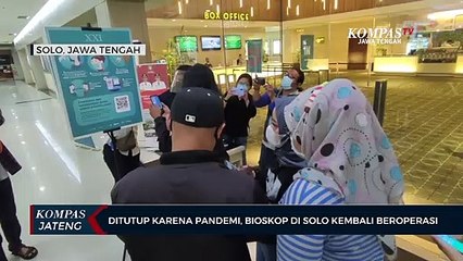 Ditutup karena Pandemi, Bioskop di Solo Kembali Beroperasi