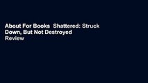 About For Books  Shattered: Struck Down, But Not Destroyed  Review