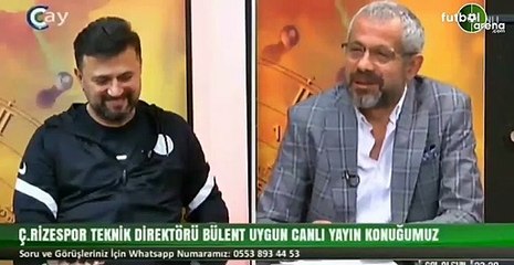Çaykur Rizespor Teknik Direktörü Bülent Uygun'dan Erdoğan övgüsü:  "Atam sayın beyefendiyi alnından öper"