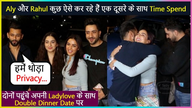 Rahul Vaidya and Disha Parmar, Aly Goni and Jasmin Bhasin Spotted On A Double Dinner Date