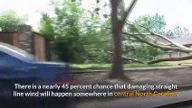 NC weather 'Moderate' tornado chance 'high' wind damage probability for... | OnTrending News