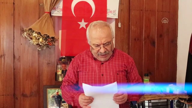 KARABÜK - Protokol üyeleri, şehit yakınları ve gazilerden 'Çanakkale' klibi