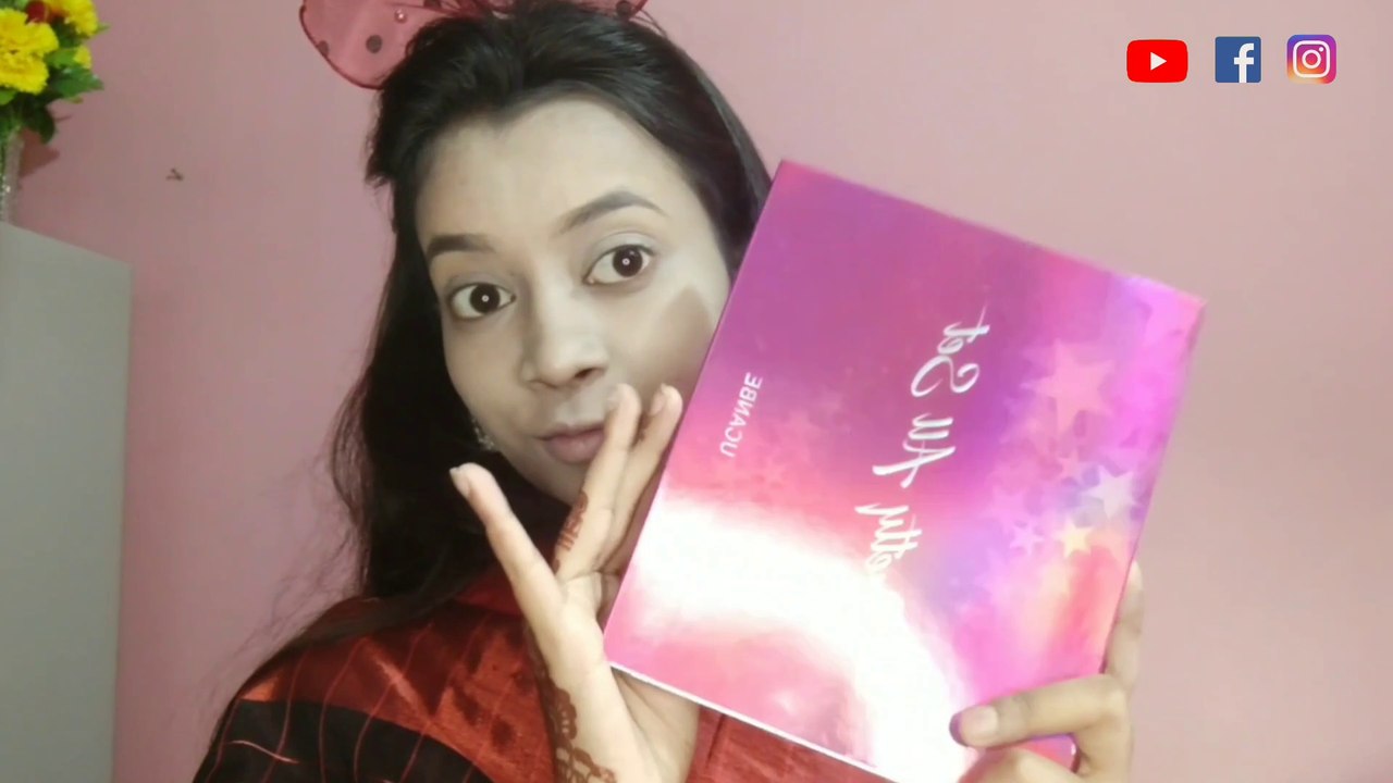 Red glitter Eye Makeup tutorial ❤️|| Valentine Eye look for teenagers