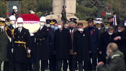 Anıtkabir’de 18 Mart Şehitleri’ni anma töreni düzenlendi