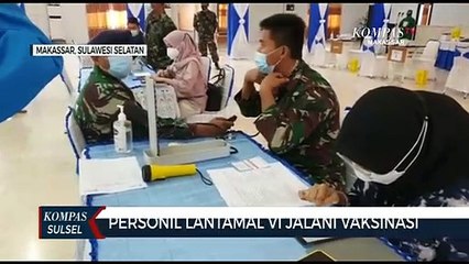 Vaksinasi Bagi Anggota TNI Di Makassar Terus Dilakukan