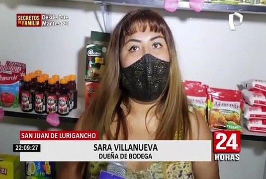 Ladrones son captados distrayendo a trabajadores de negocios de SJL para robarles