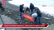 Düzce'de denizde kayboldu, Zonguldak'ta cansız bedeni sahile vurdu